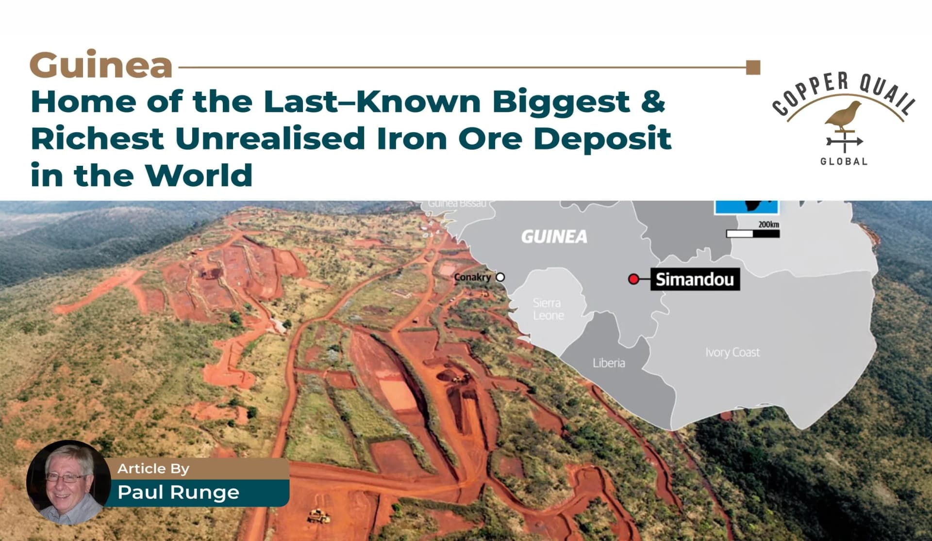 1 - Guinea: Home of the Last–Known Biggest and Richest Unrealised Iron Ore Deposit in the World. Incredible