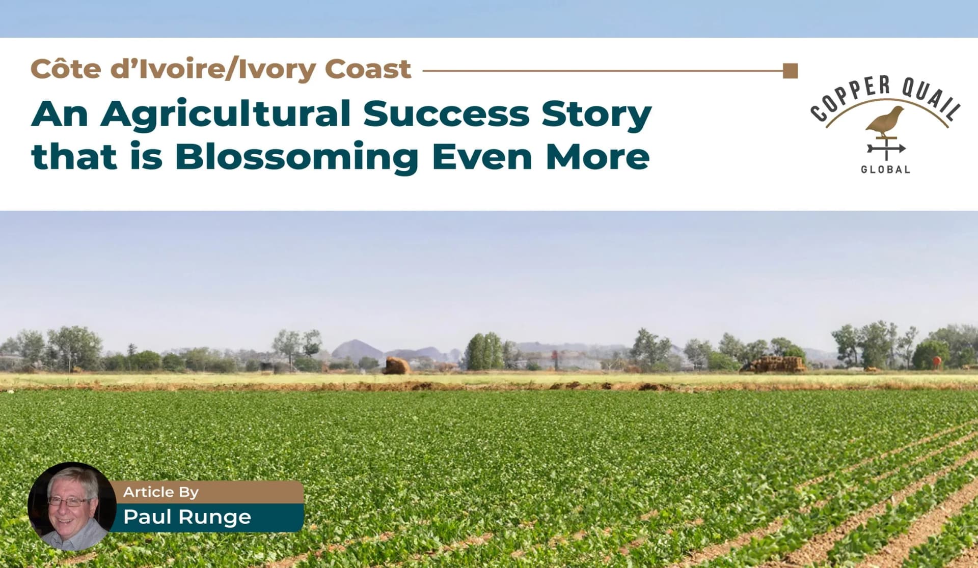 Côte d’Ivoire / Ivory Coast : An Incredible Agricultural Success Story that is Blossoming Even More