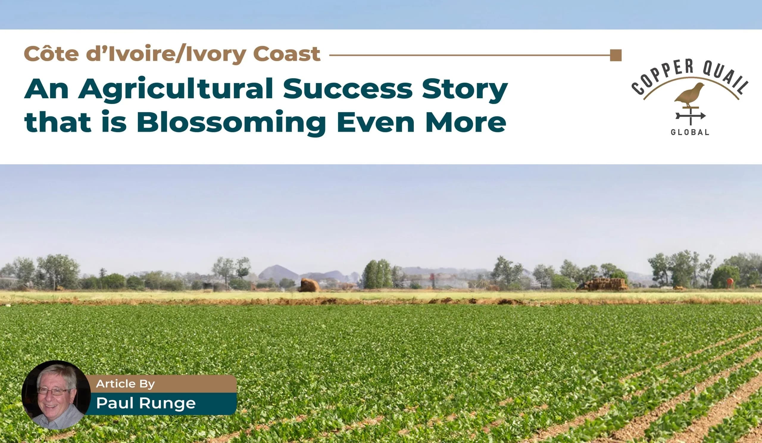 Côte d’Ivoire / Ivory Coast : An Incredible Agricultural Success Story that is Blossoming Even More