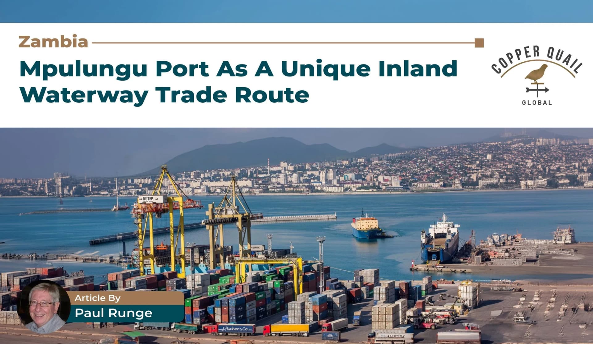 1 - Zambia Mpulungu Port As A Great, Unique Inland Waterway Trade Route