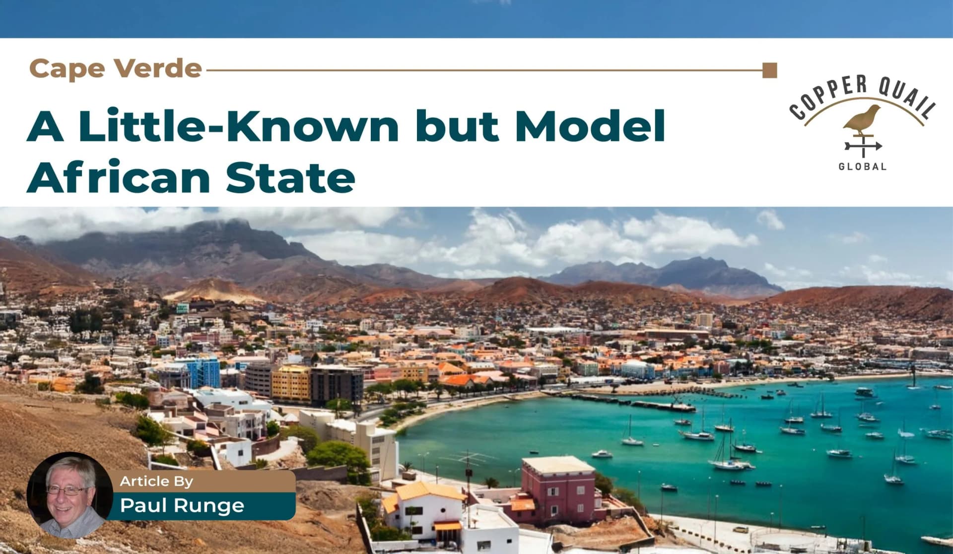Cape Verde 1 - A Little-Known but Model African State 