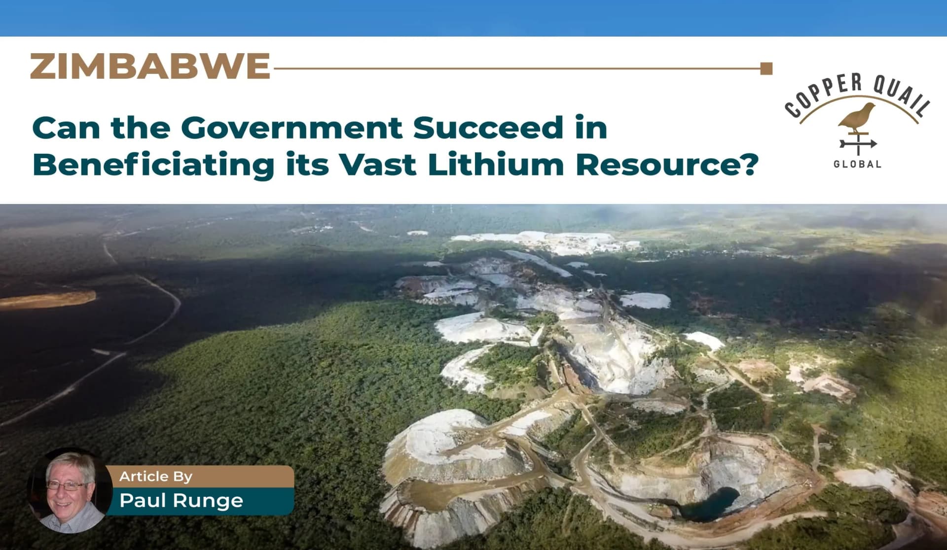 1 ZIMBABWE: CAN THE GOVERNMENT SUCCEED IN BENEFICIATING ITS VAST LITHIUM RESOURCE?